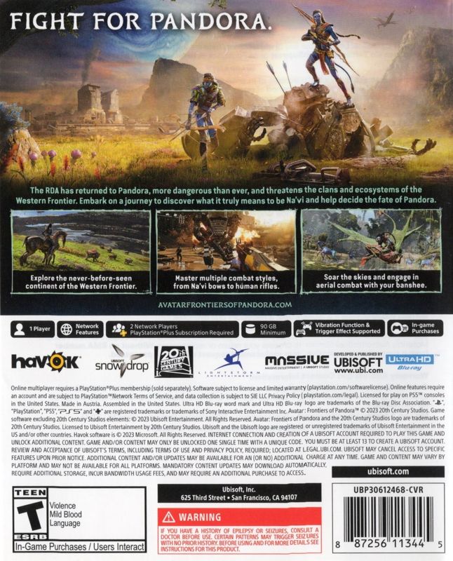 Avatar: Frontiers of Pandora