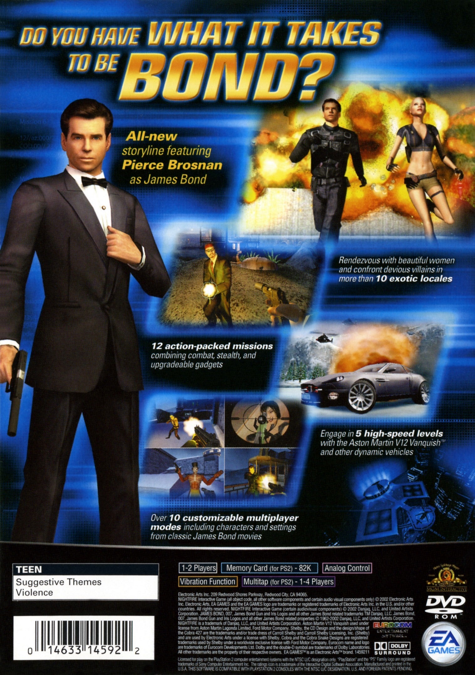 007: Nightfire PS2 - Video Game - Used - CaveGamers - Image 2