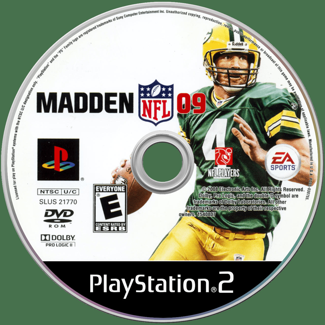 Madden NFL 09 PS2 - Video Game - Used - CaveGamers - Image 3