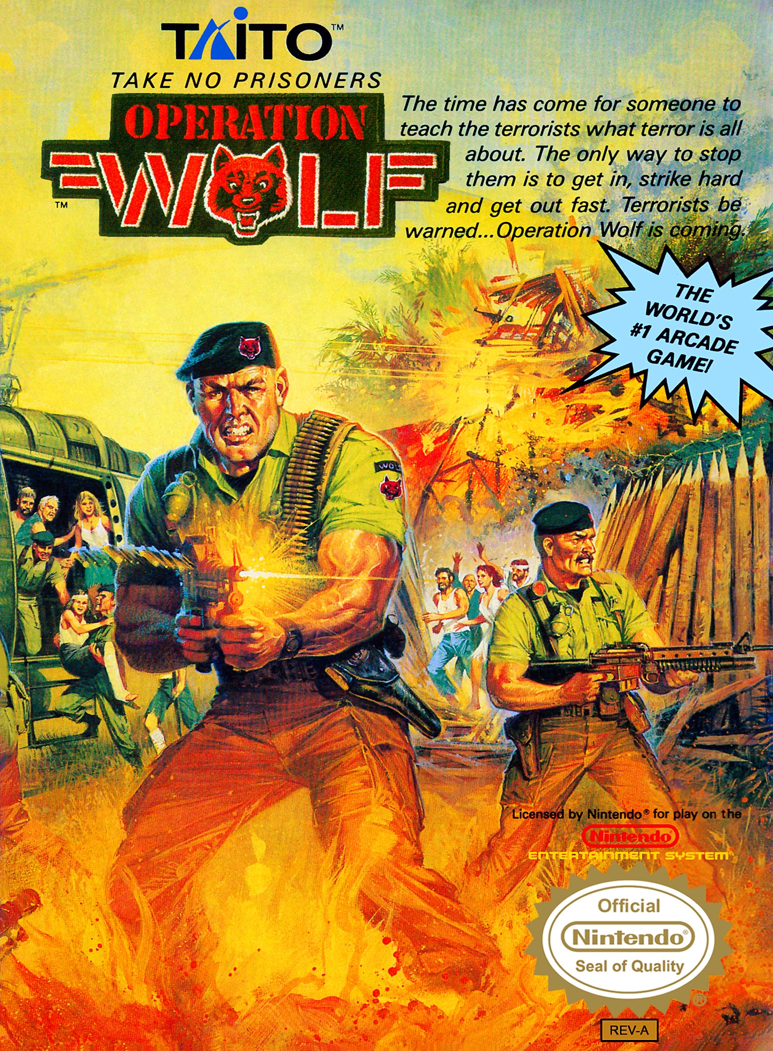 Operation Wolf NES - Video Game - Used - CaveGamers