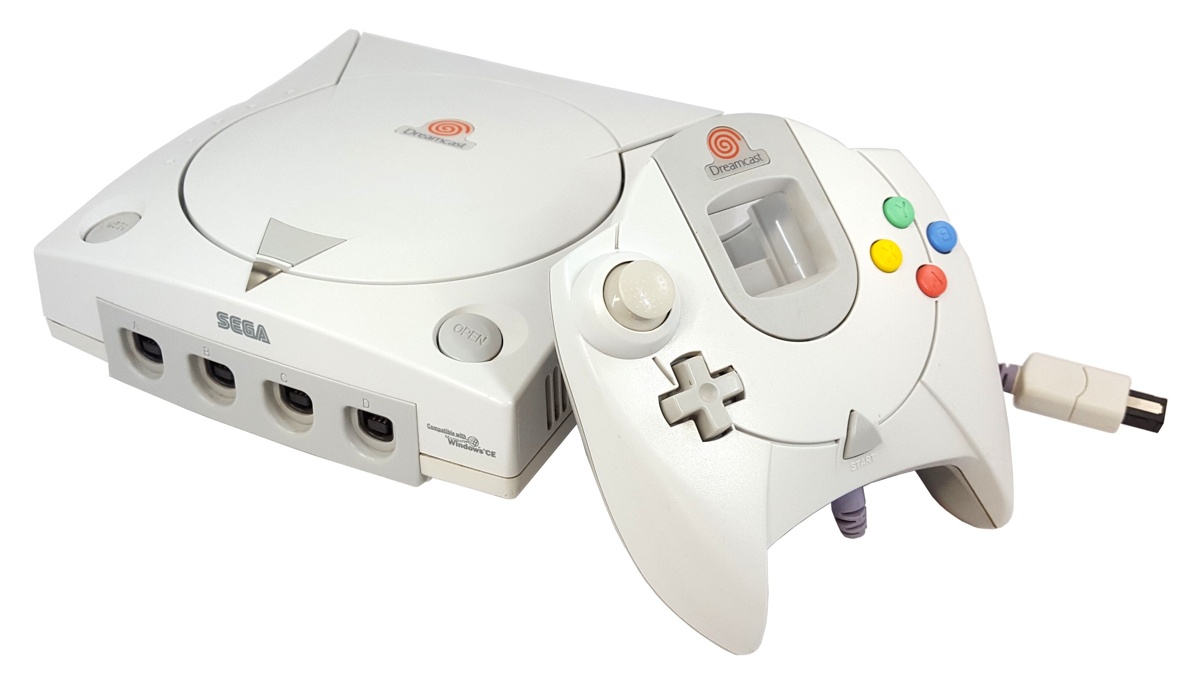 Sega Dreamcast Console - White - Video Game System - Used - CaveGamers