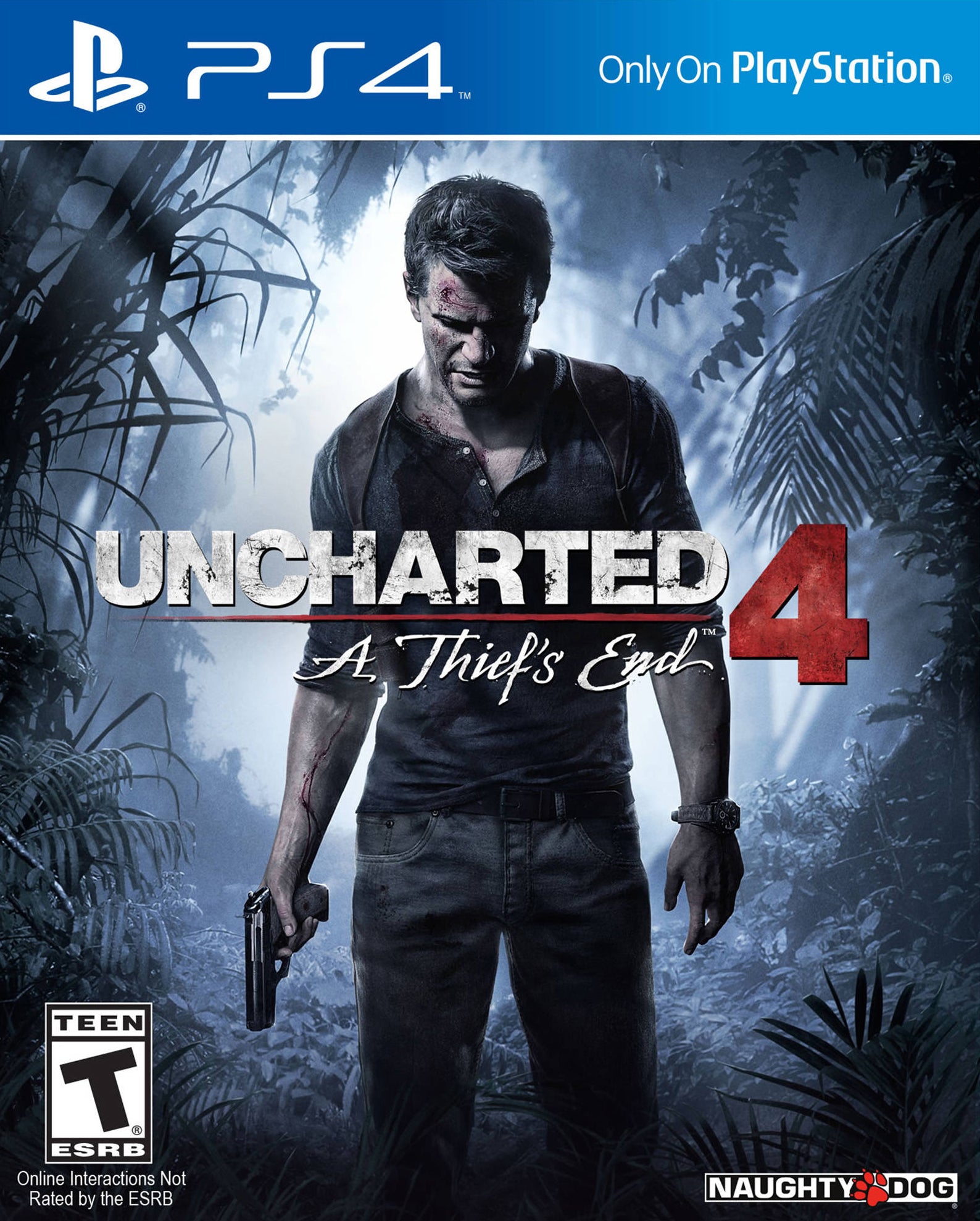 Uncharted 4 A Thief's End PS4 - Video Game - Used - CaveGamers