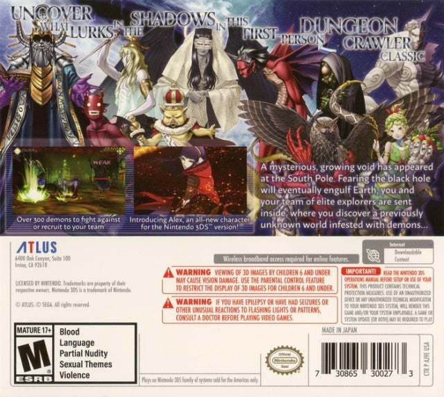 Shin Megami Tensei: Strange Journey Redux 3DS - Video Game - Used - CaveGamers - Image 2
