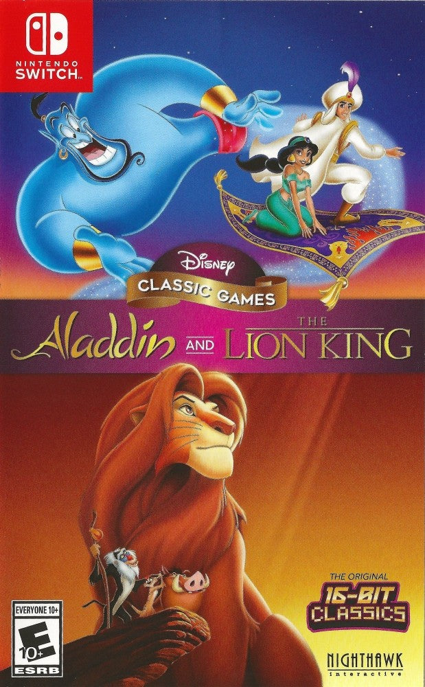 Disney Classic Games: Aladdin and The Lion King Switch - Video Game - Used - CaveGamers