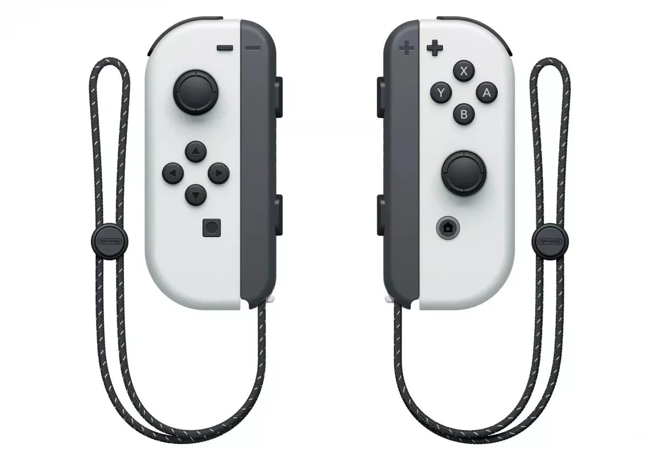 Switch Joy-Con Controllers - White Pair - Video Game Accessory - Used - CaveGamers