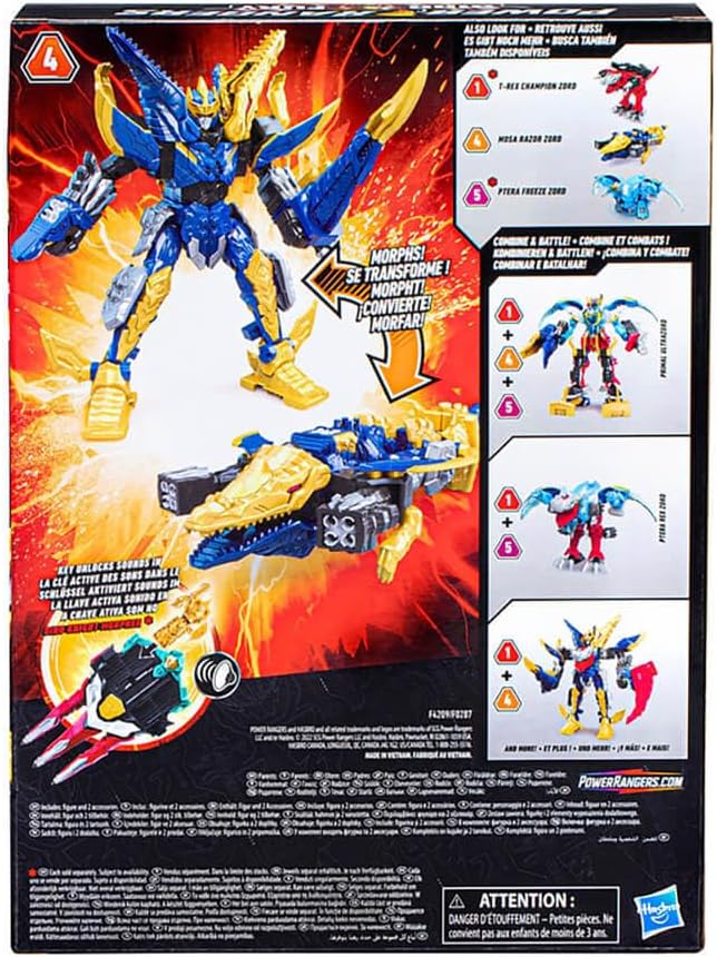 Power Rangers Dino Fury Mosa Razor Zord Combining Zord