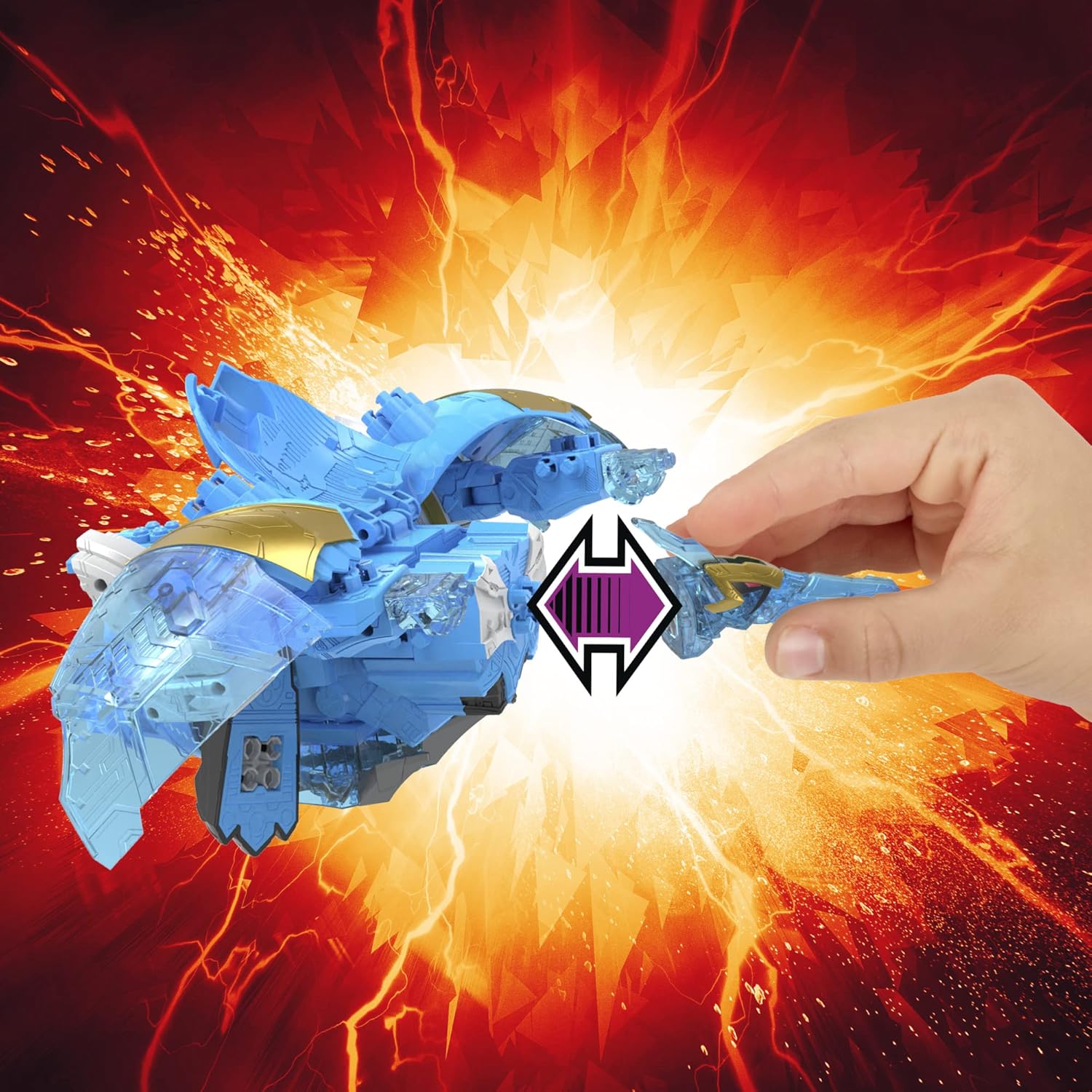 Power Rangers Dino Fury Ptera Freeze Zord Combining Zord