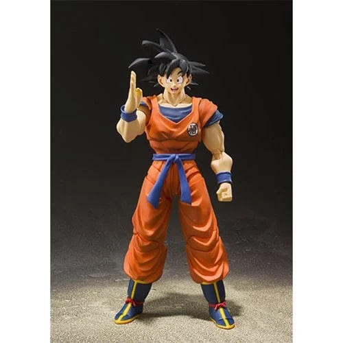 S.H.Figuarts Dragon Ball Z Son Goku A Saiyan Raised On Earth Action Figure Action Figures - Toys - New - CaveGamers
