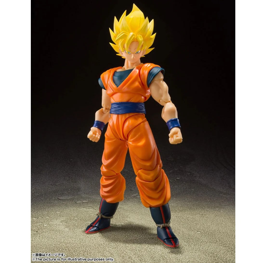 S.H.Figuarts Dragon Ball Z Super Saiyan Full Power Son Goku Action Figure Action Figures - Toys - New - CaveGamers - Image 2