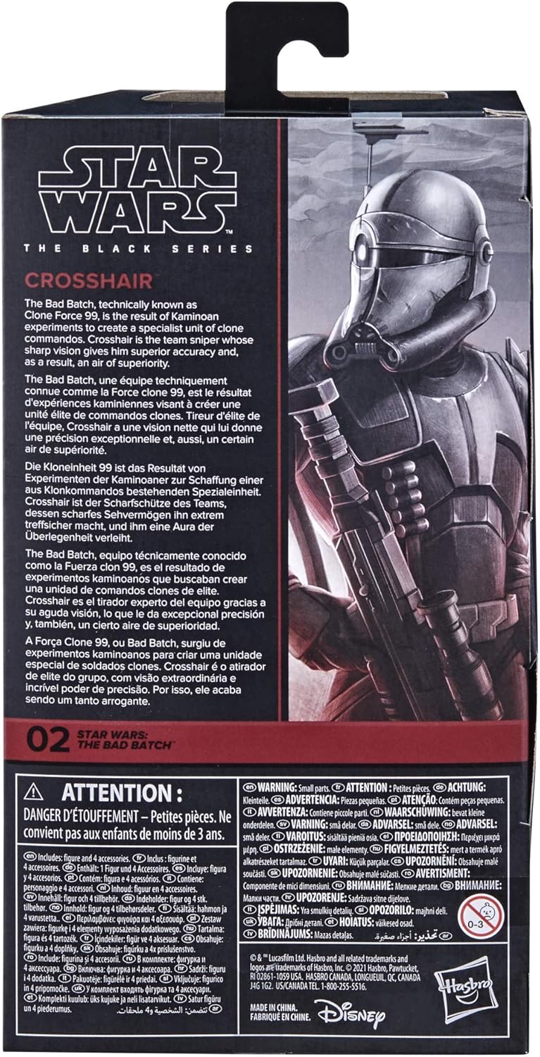 Star Wars: The Black Series - Bad Batch Clone Crosshair 6" Action Figure