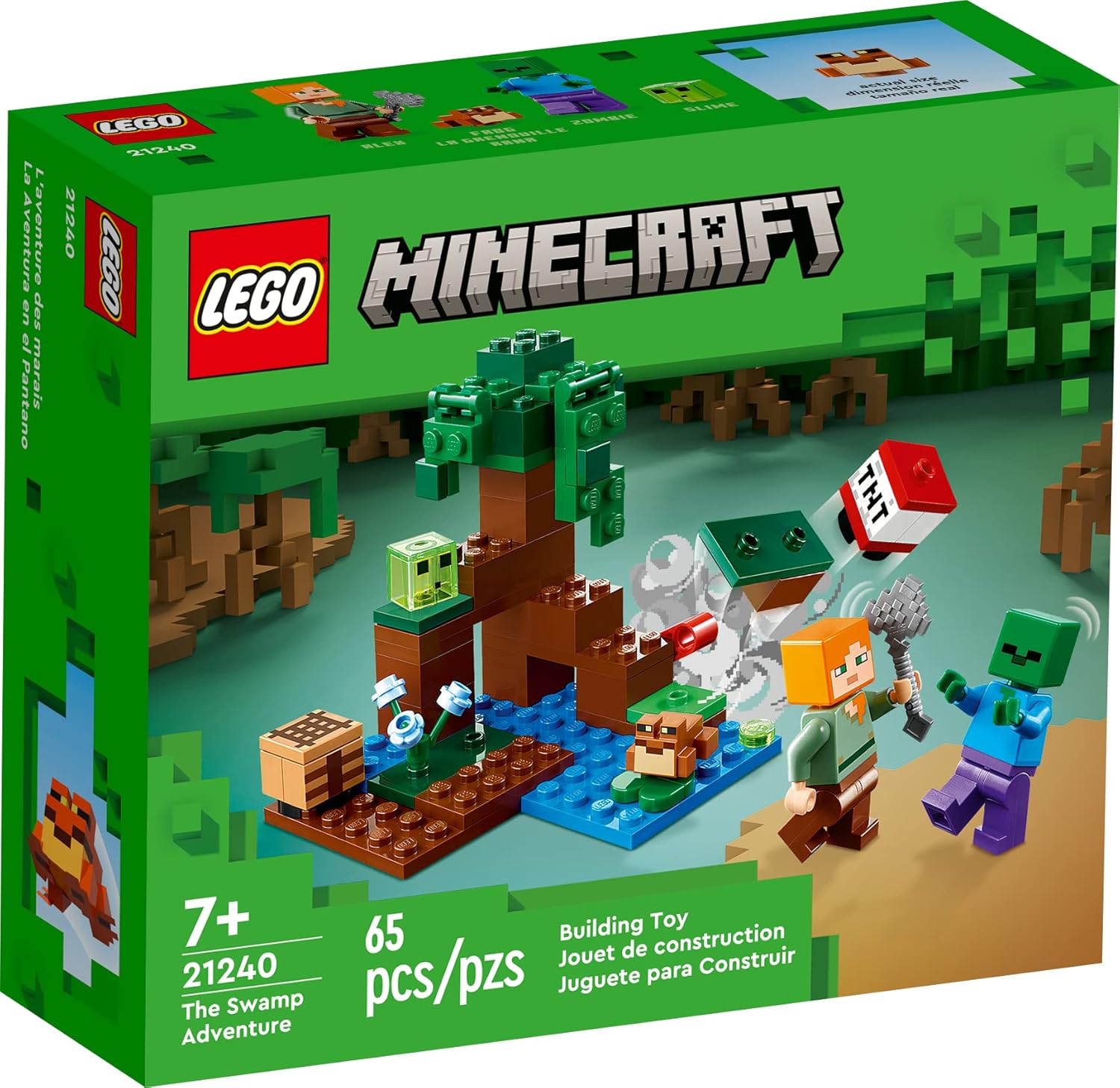 LEGO Minecraft The Swamp Adventure 21240 Building Sets - Toys - New - CaveGamers