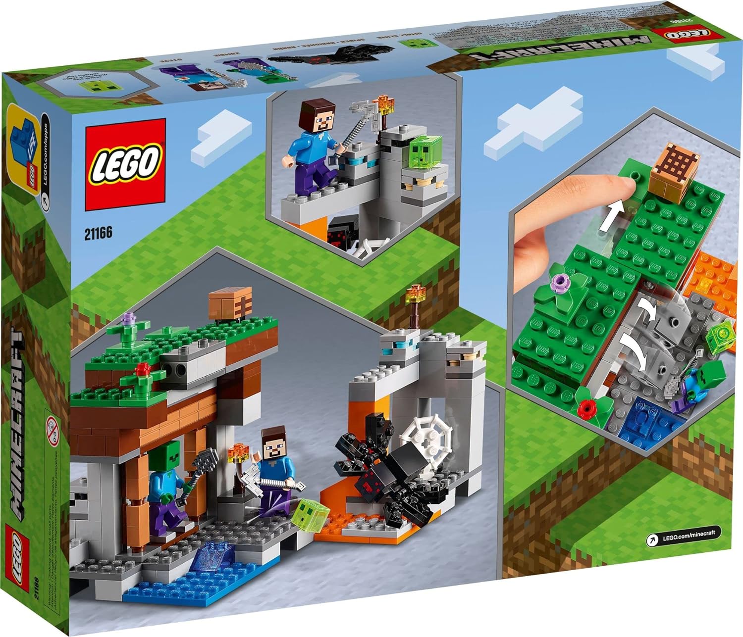 LEGO Minecraft The Abandoned Mine Building Toy Set 21166
