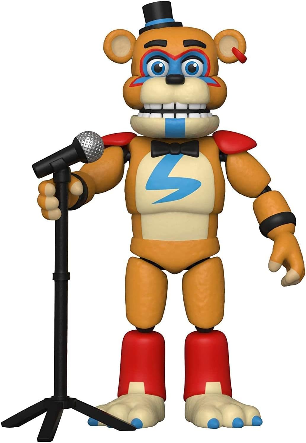 Five Nights at Freddy's Glamrock Freddy Action Figure Security Breach Action Figures - Toys - New - CaveGamers - Image 2
