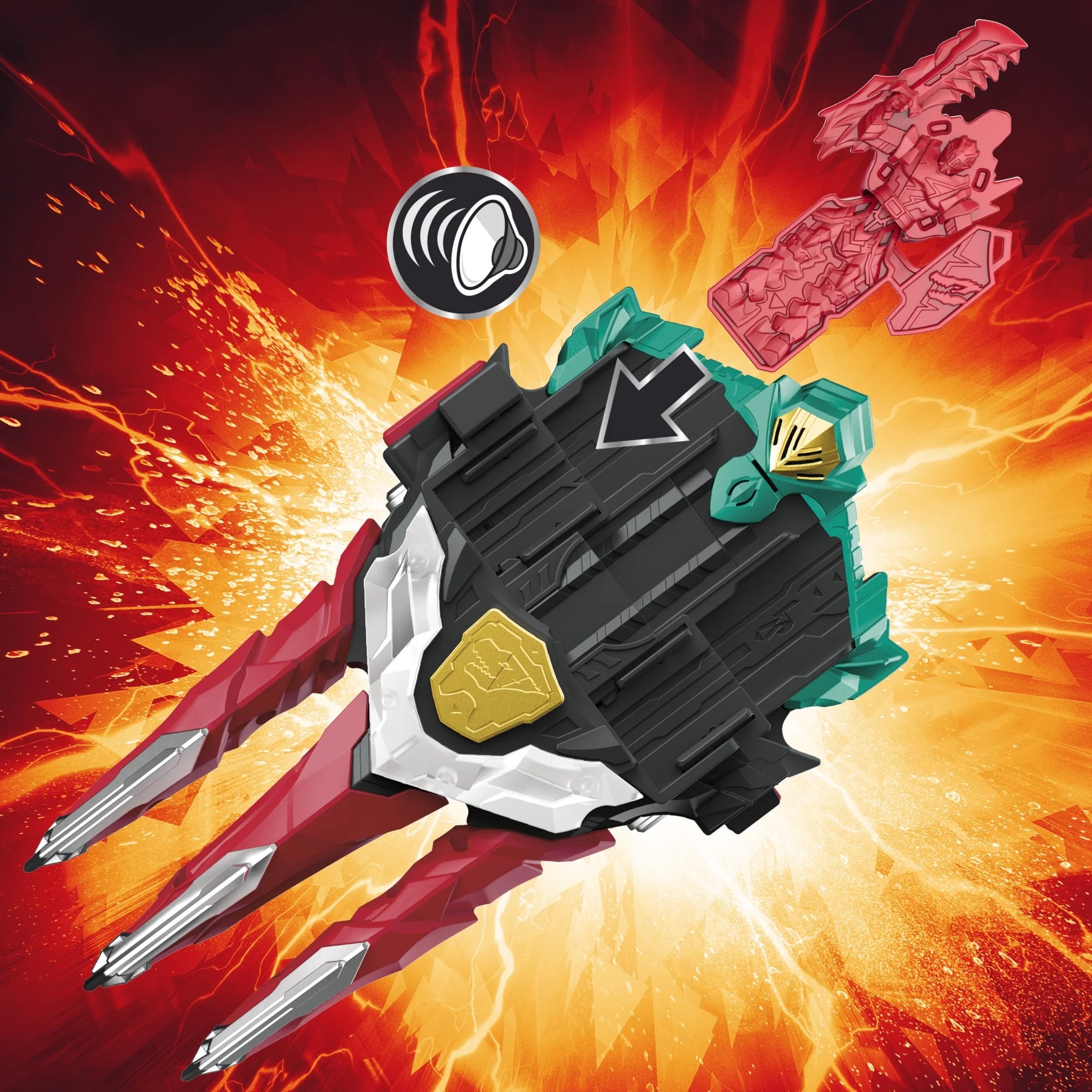 Power Rangers Dino Fury T-Rex Champion Zord Combining Zord