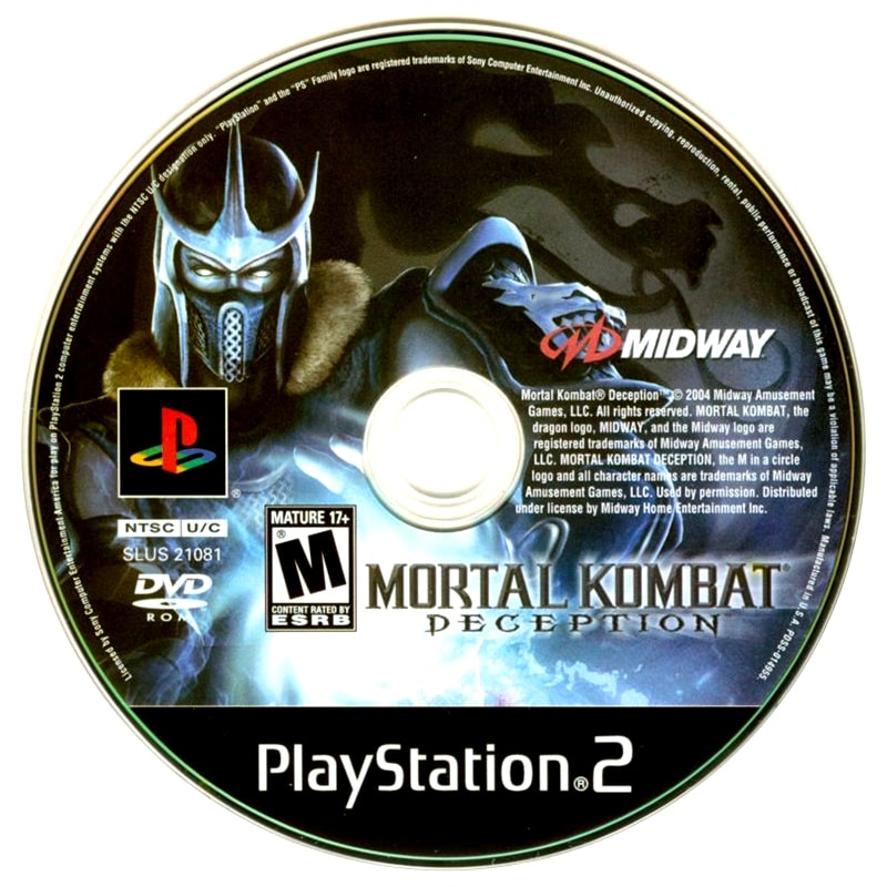 Mortal Kombat: Deception Bonus Disc (SLUS 21081 Blue design)