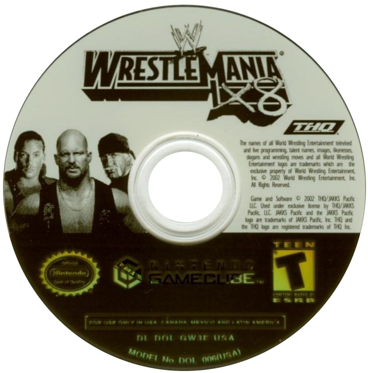 WWE Wrestlemania X8 GameCube - Video Game - Used - CaveGamers - Image 3