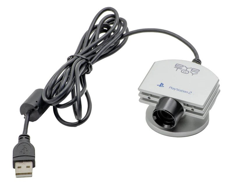 PlayStation 2 Eye Toy Camera - Silver PS2 - Video Game Accessory - Used - CaveGamers