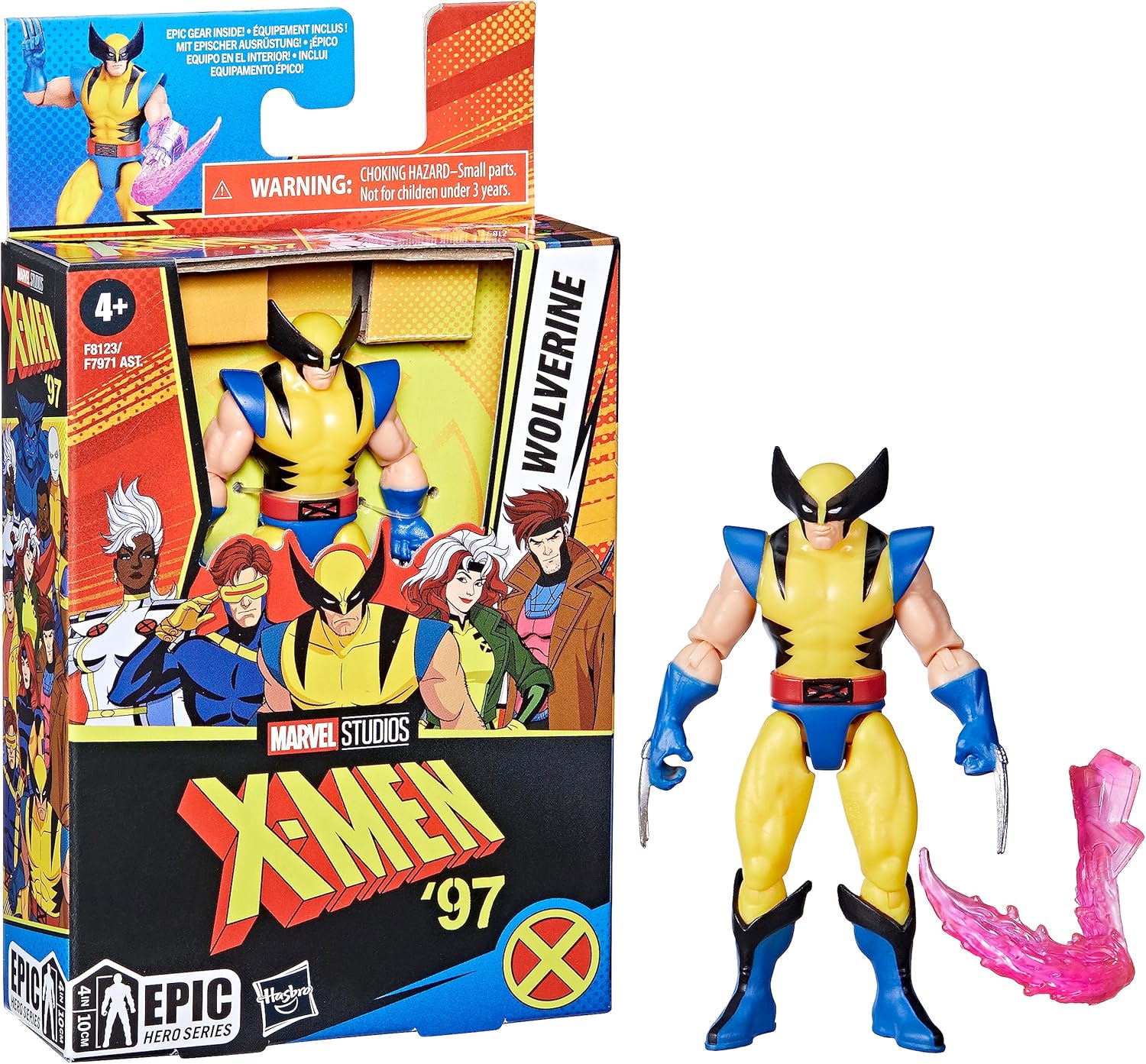 Marvel Epic Hero Series X-Men Wolverine 4" Action Figures