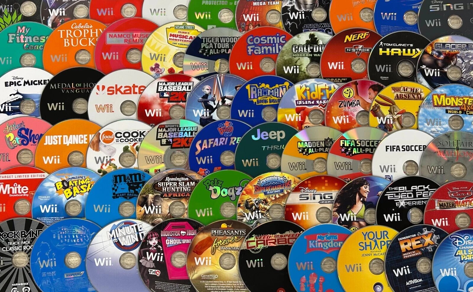 Mystery Mixed Lot of 15 Nintendo Wii Games - Video Game - Used - CaveGamers