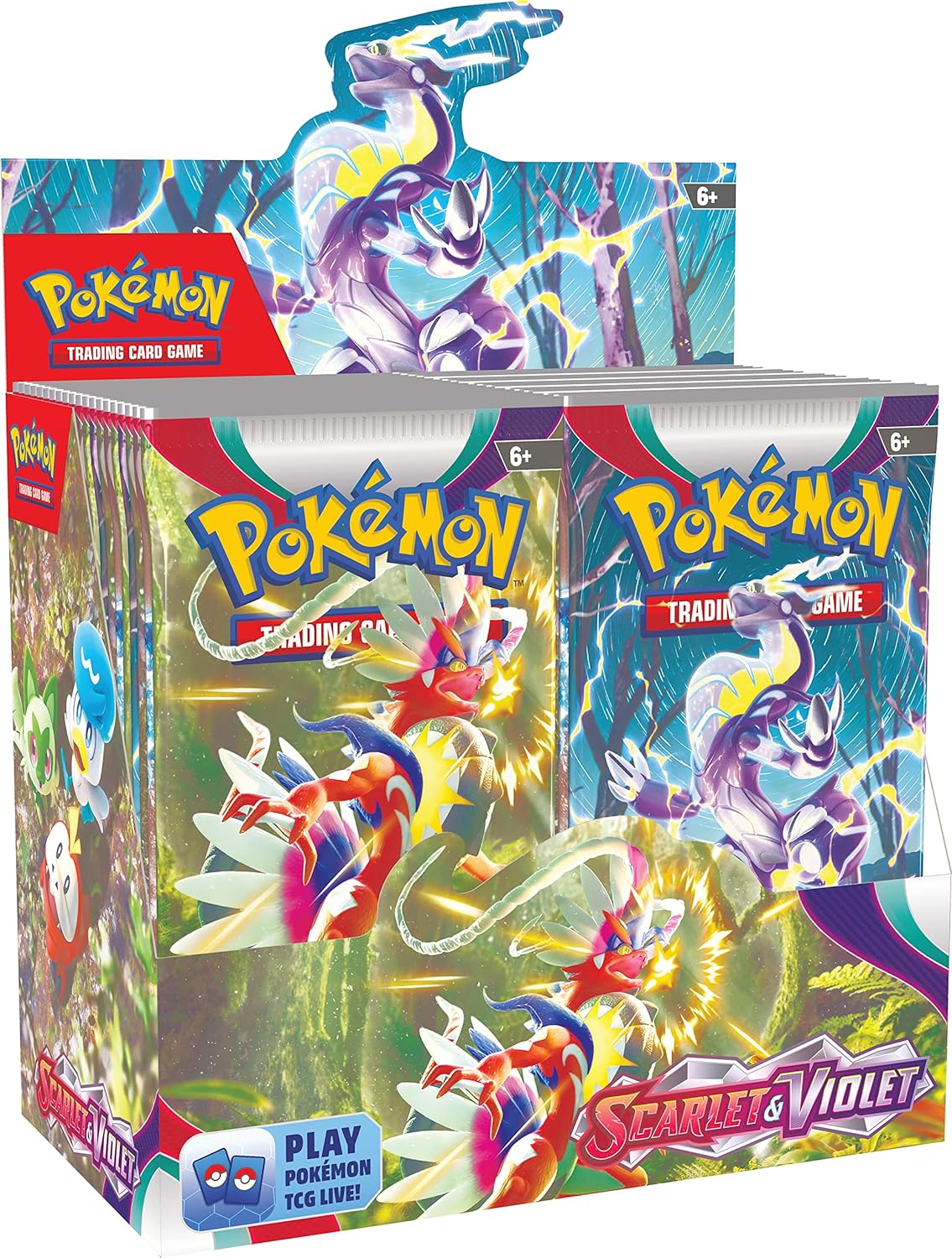Pokemon TCG: Scarlet & Violet Base Booster Box (36 Packs) - Trading Card - New - CaveGamers