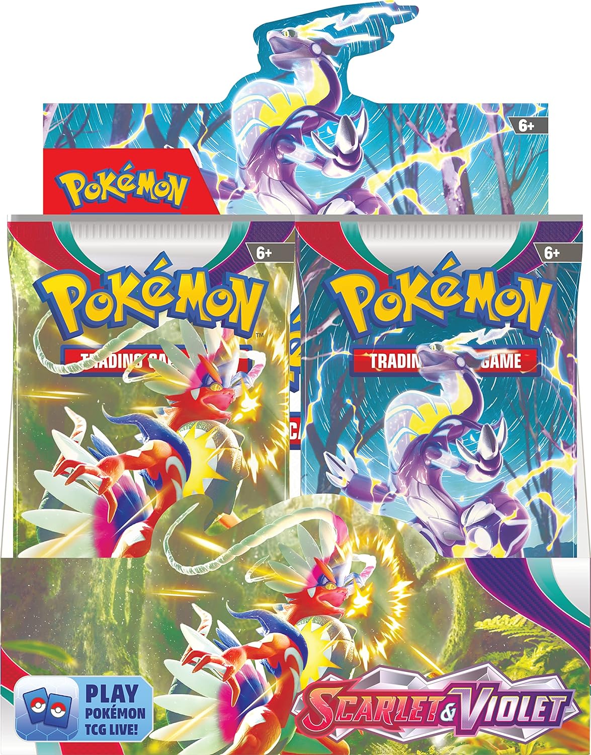 Pokemon TCG: Scarlet & Violet Base Booster Box (36 Packs) - Trading Card - New - CaveGamers - Image 2