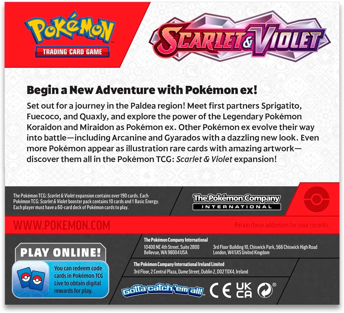 Pokemon TCG: Scarlet & Violet Base Booster Box (36 Packs)