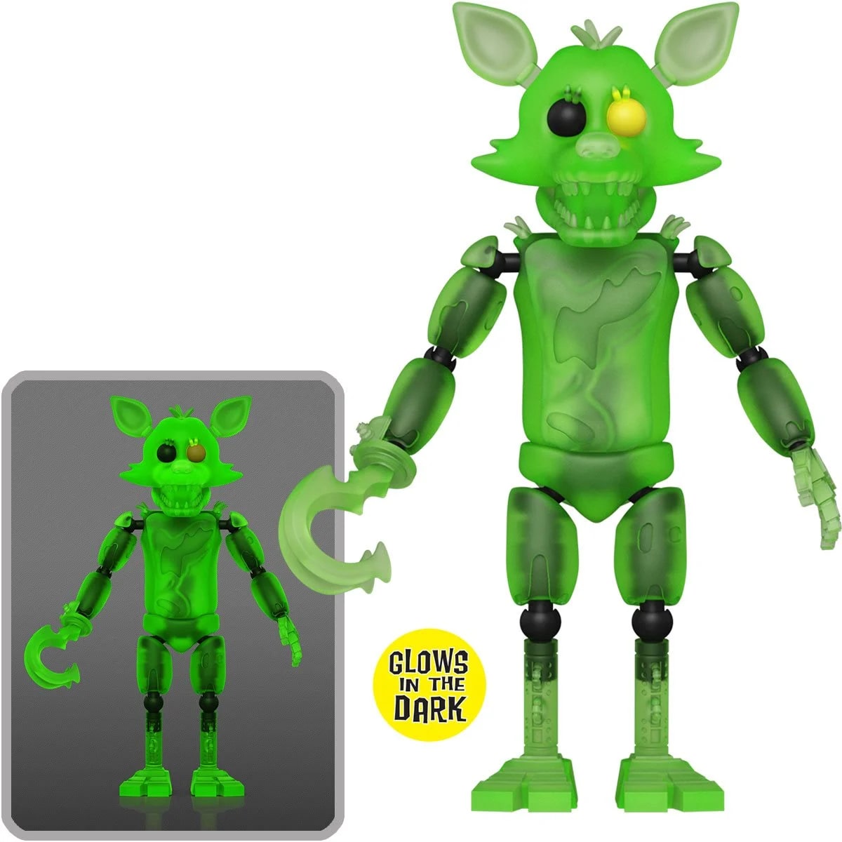 Five Night's at Freddy's Radioactive Foxy Series 7 Funko Action Figure Action Figures - Toys - New - CaveGamers - Image 2