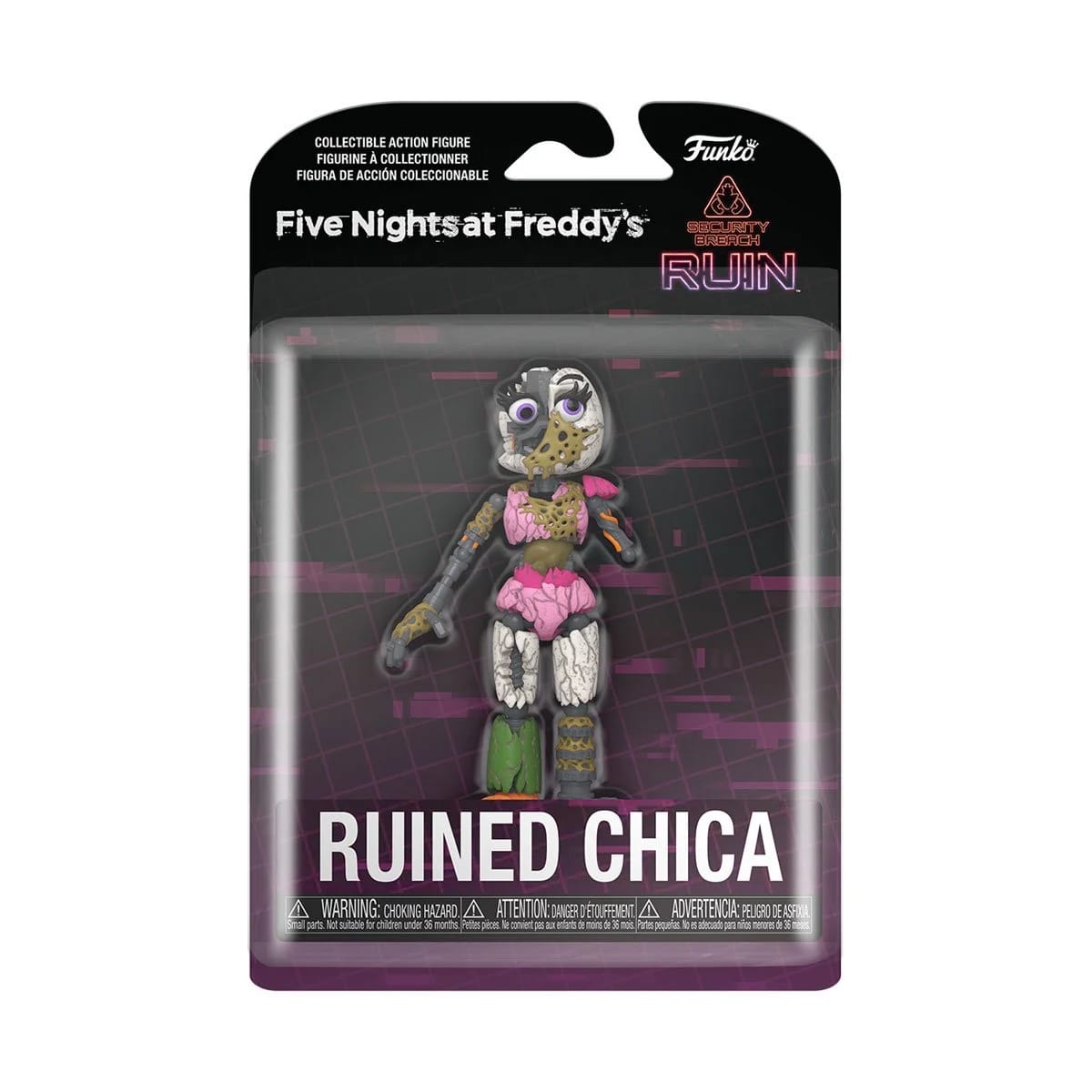 Five Nights at Freddy's: Security Breach - Ruin Ruined Chica Action Figure Action Figures - Toys - New - CaveGamers