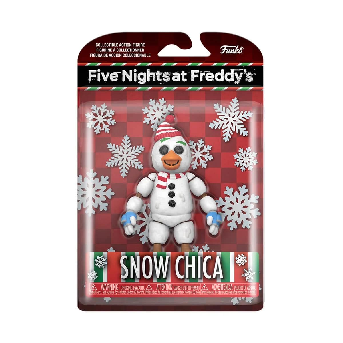 Five Nights at Freddy's Holiday Snow Chica Funko Action Figure Action Figures - Toys - New - CaveGamers