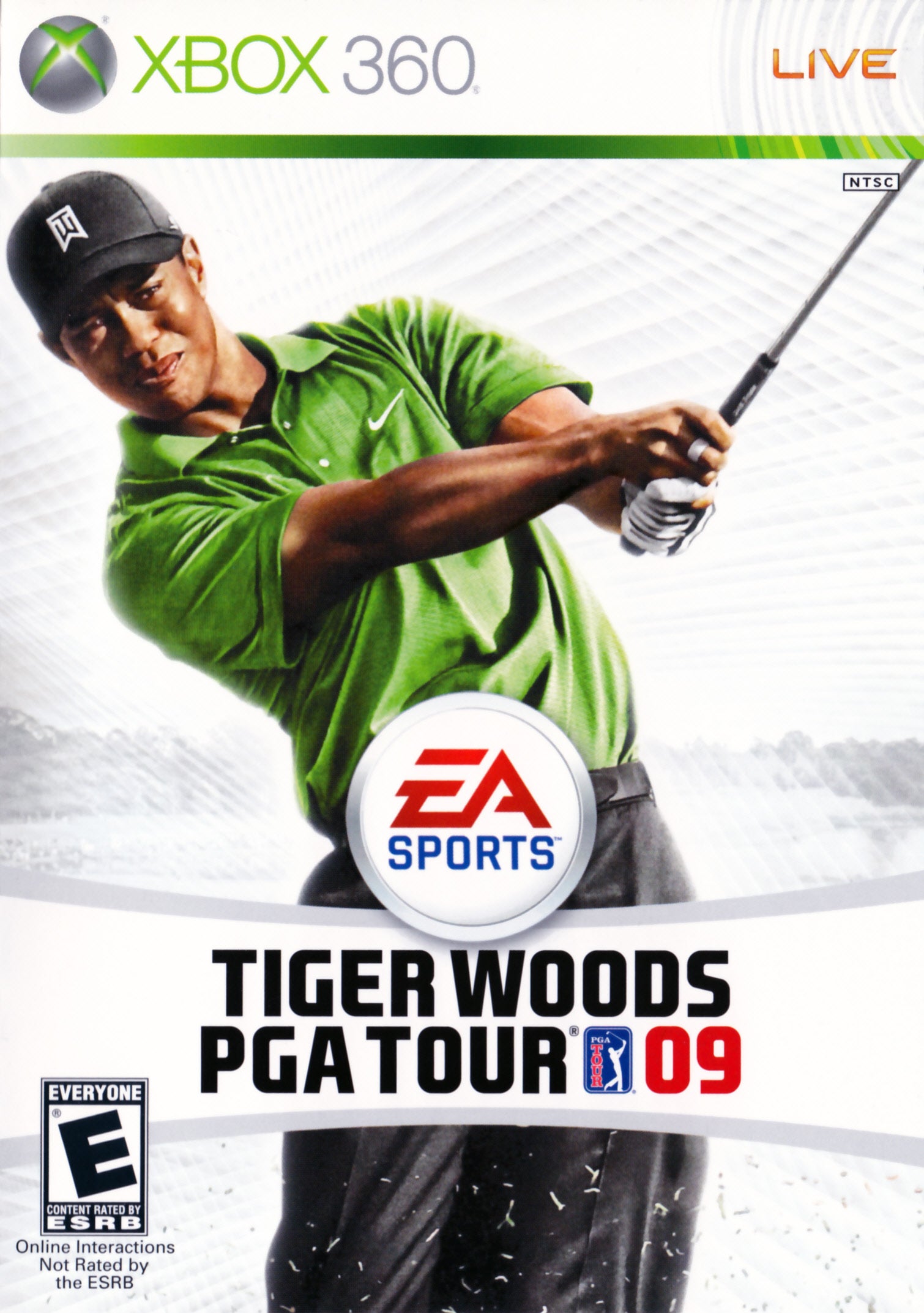 Tiger Woods PGA Tour 09 Xbox 360 - Video Game - Used - CaveGamers