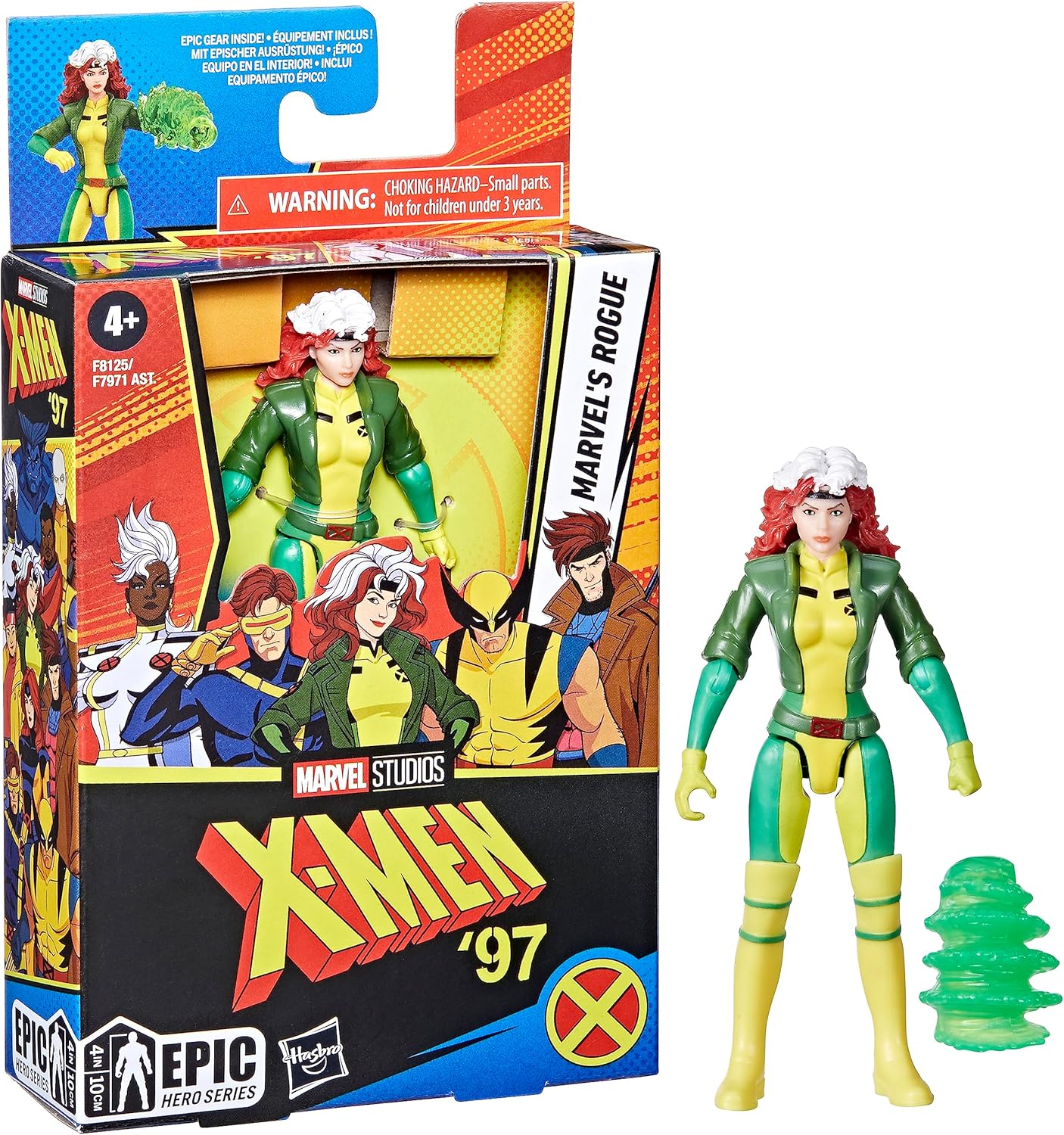 Marvel Epic Hero Series Rogue 4" Action Figure - Toys - New - CaveGamers - Image 3