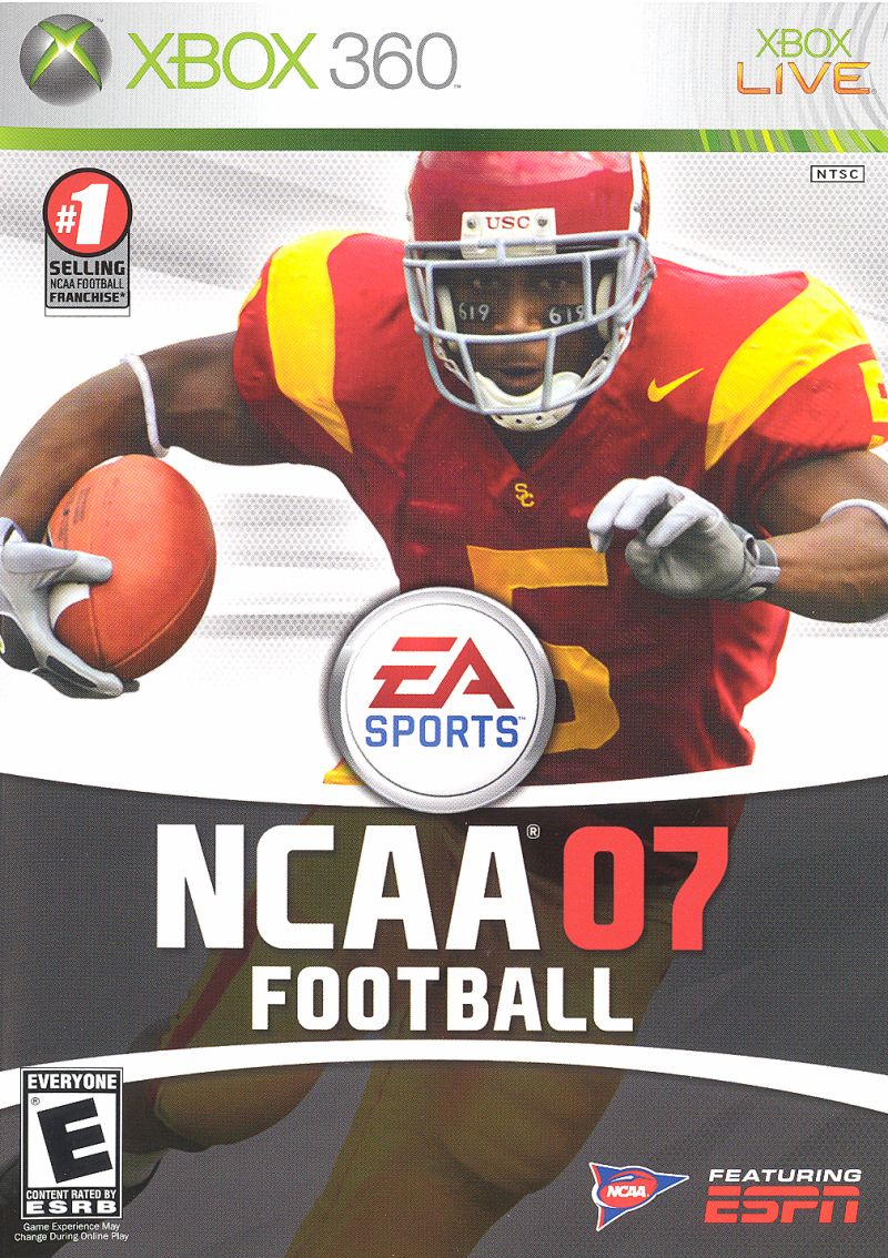 NCAA Football 07 Xbox 360 - Video Game - Used - CaveGamers