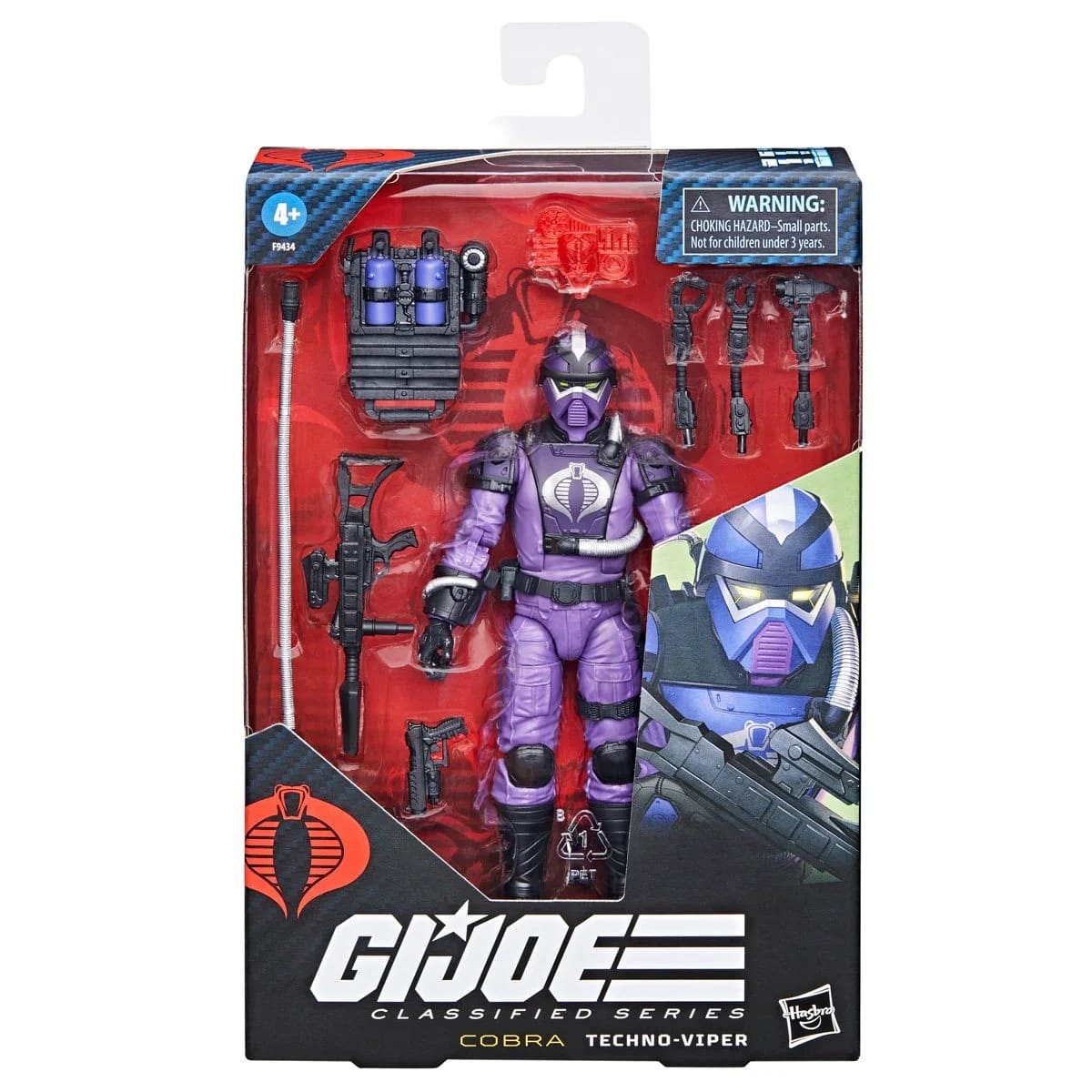 G.I. Joe Classified Series 6" Cobra Techno-Viper Action Figure Action Figures - Toys - New - CaveGamers