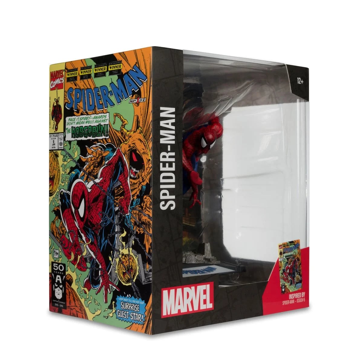 Marvel Wave 1 Spider-Man #6 1:10th Scale Posed Figure with Scene
