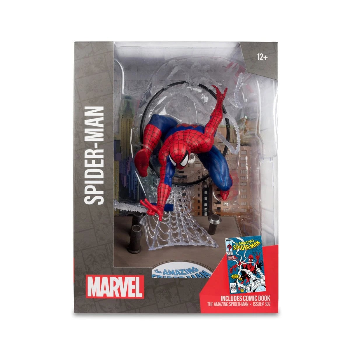 Marvel Spider-Man The Amazing Spider-Man #301 1:6th Scale Posed Figure Action Figures - Toys - New - CaveGamers
