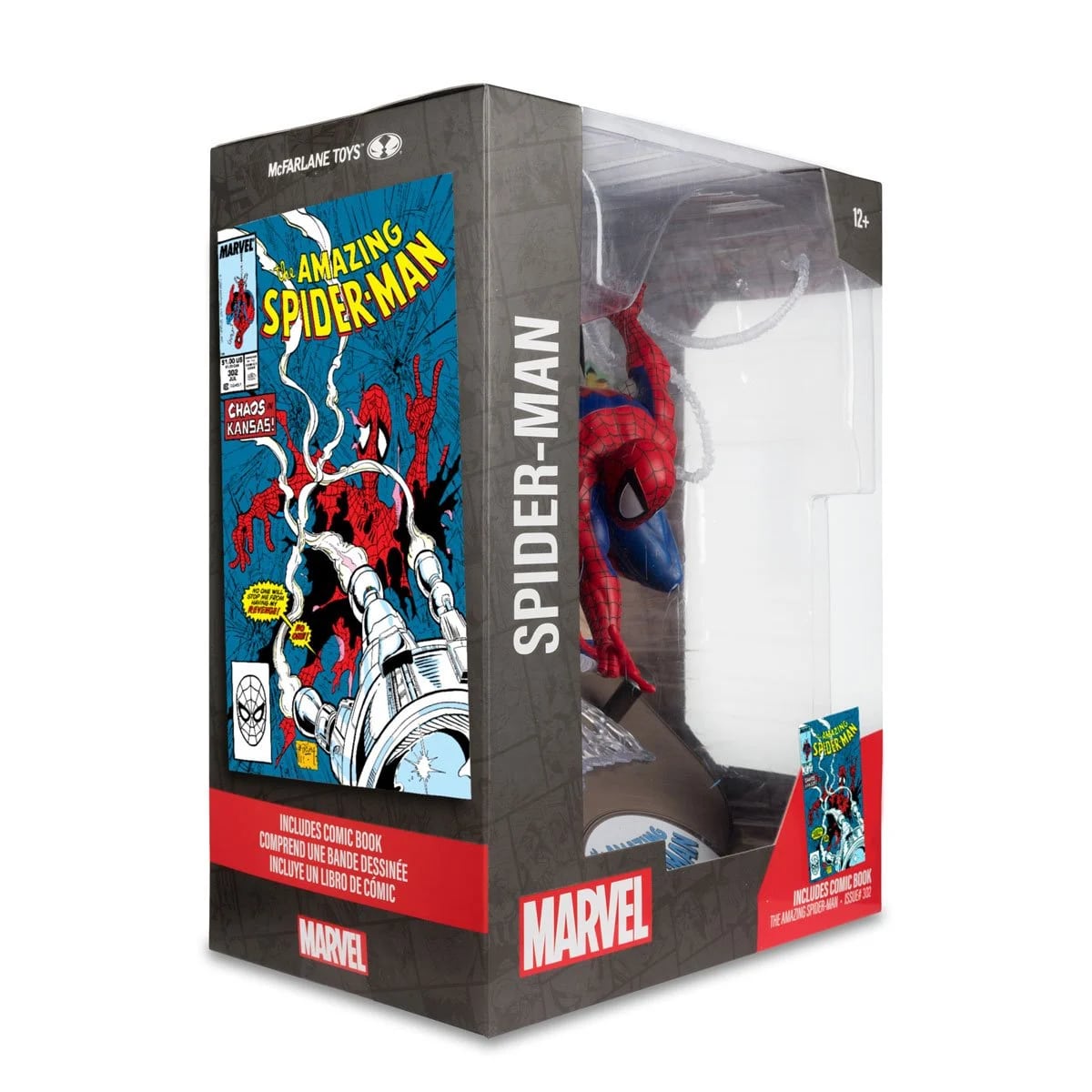 Marvel Spider-Man The Amazing Spider-Man #301 1:6th Scale Posed Figure