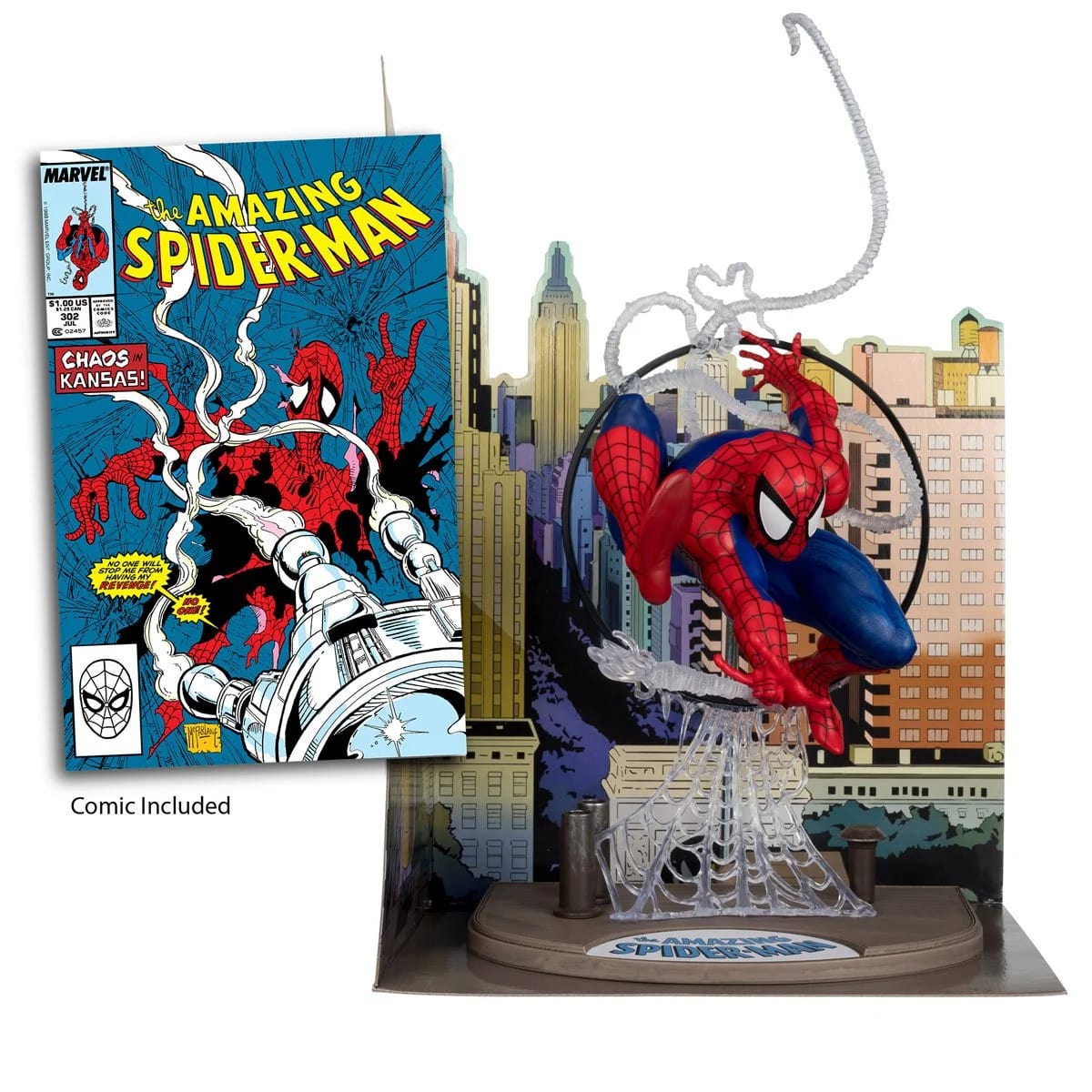Marvel Spider-Man The Amazing Spider-Man #301 1:6th Scale Posed Figure