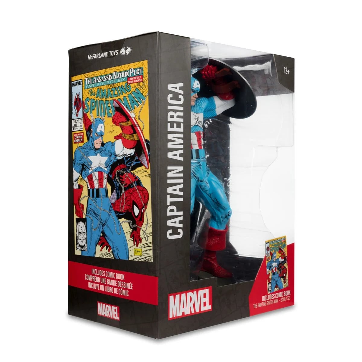 Marvel Wave 1 Captain America The Amazing Spider-Man #323 1:6 Scale Posed Figure