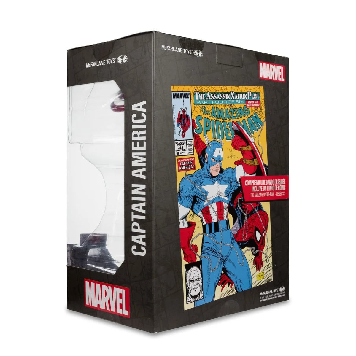 Marvel Wave 1 Captain America The Amazing Spider-Man #323 1:6 Scale Posed Figure