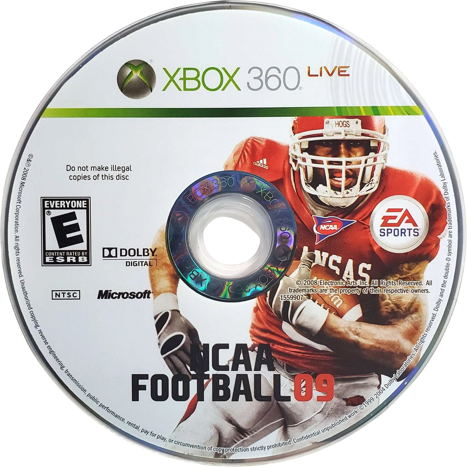 NCAA Football 09 Xbox 360 - Video Game - Used - CaveGamers - Image 3
