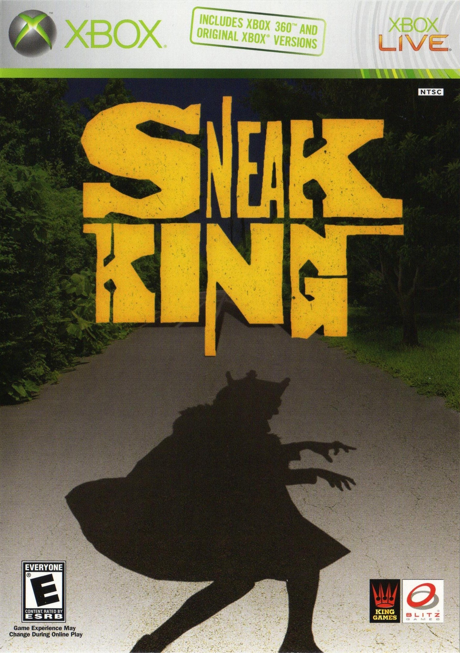Sneak King Xbox 360 - Video Game - Used - CaveGamers