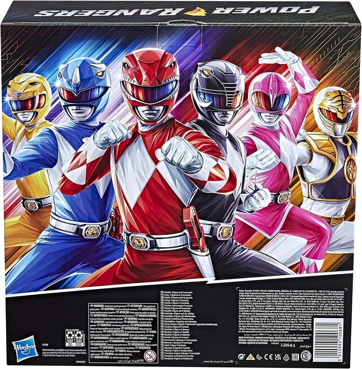 Mighty Morphin Multipack (6-pack) - Power Rangers Action Figures