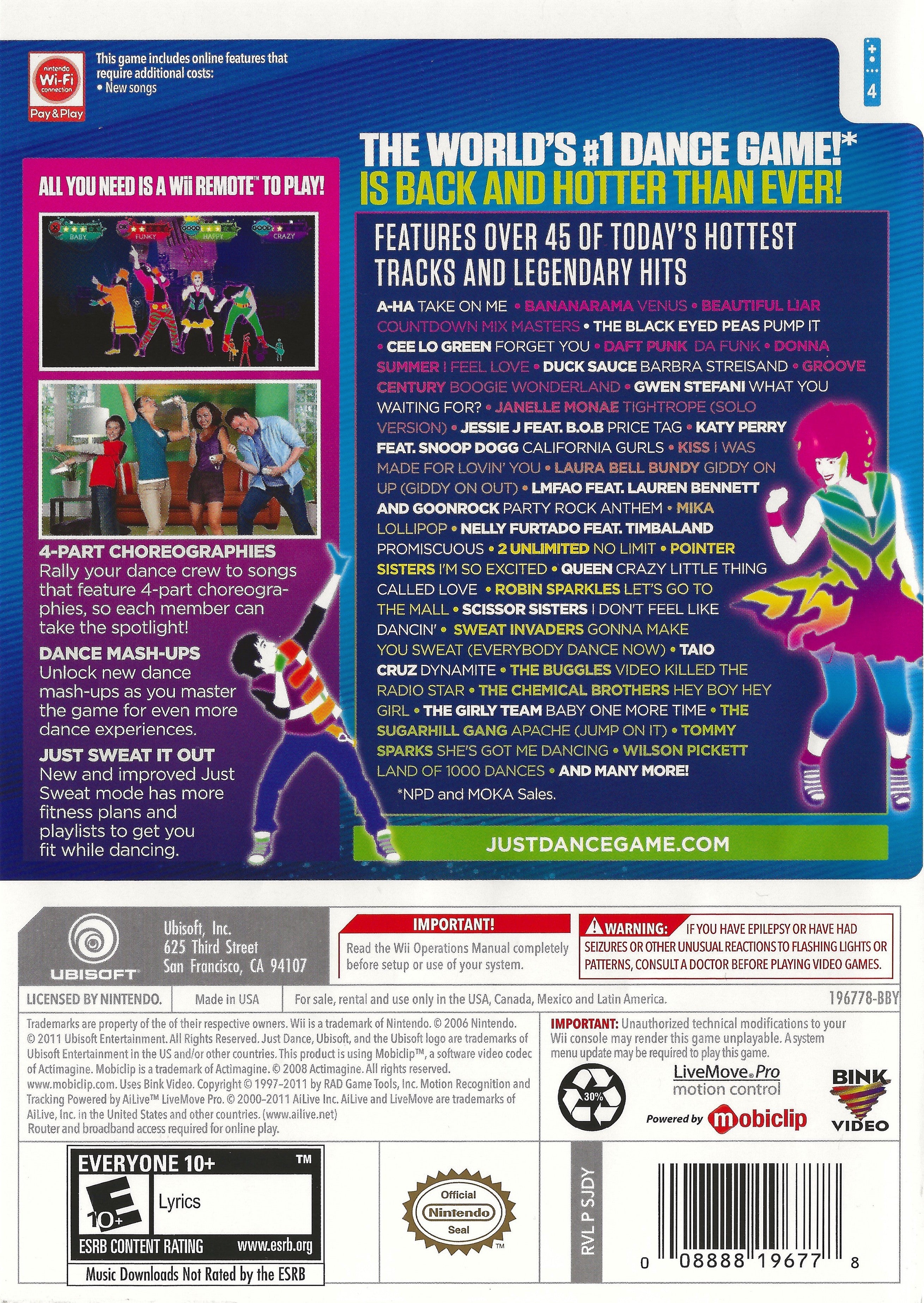 Just Dance 3 Wii - Video Game - Used - CaveGamers - Image 2