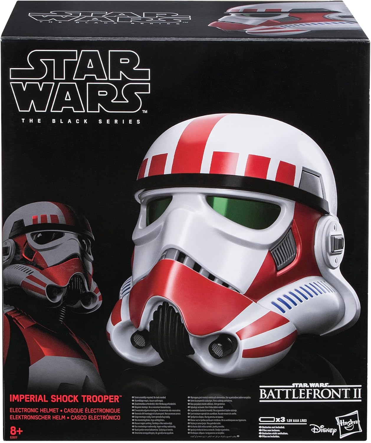 Star Wars: The Black Series - Imperial Shock Trooper Electronic Helmet Prop Replicas - Toys - New - CaveGamers - Image 2