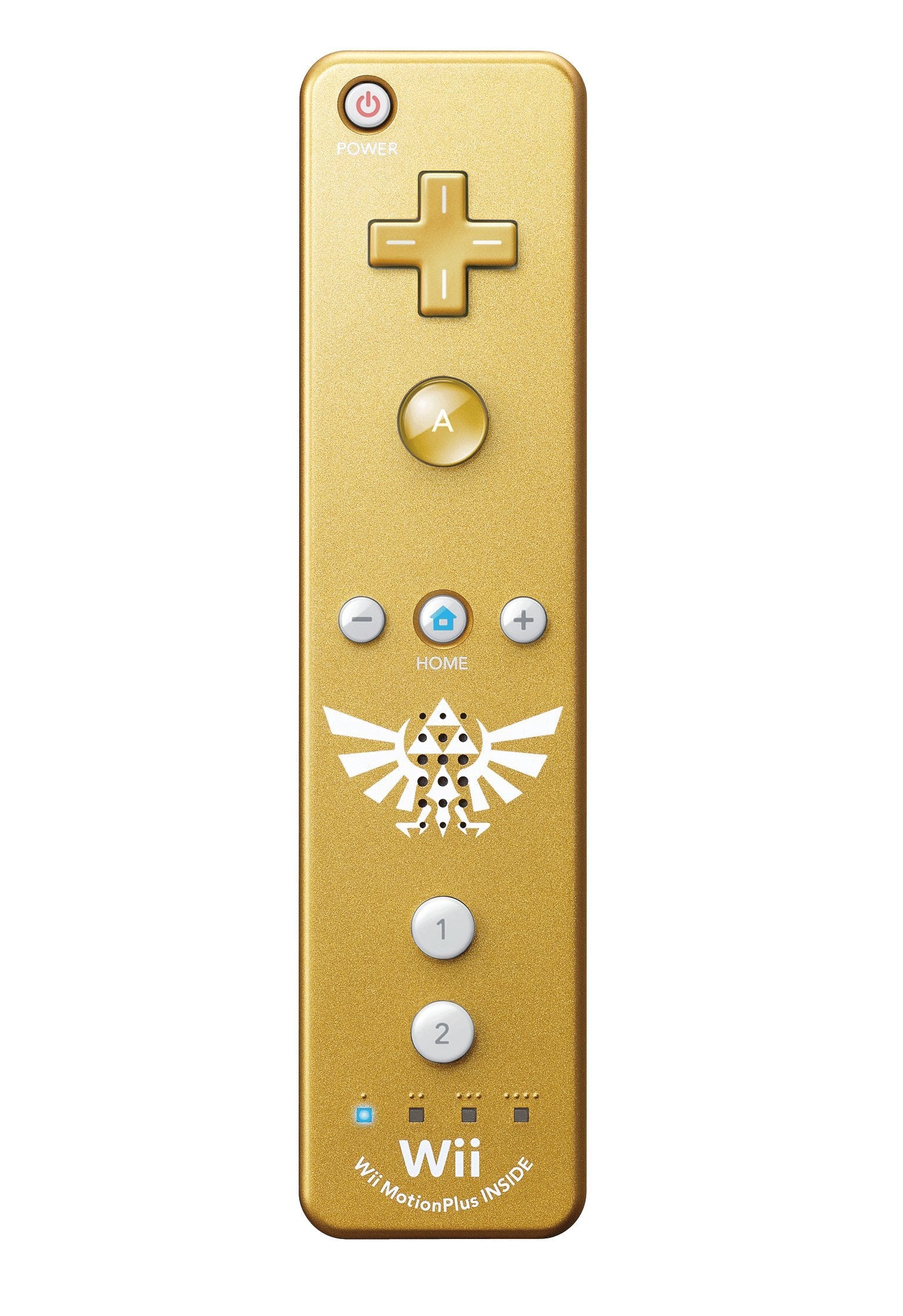 Wii Remote Controller Legend of Zelda: Skyward Sword Edition - Gold - Video Game Accessory - Used - CaveGamers