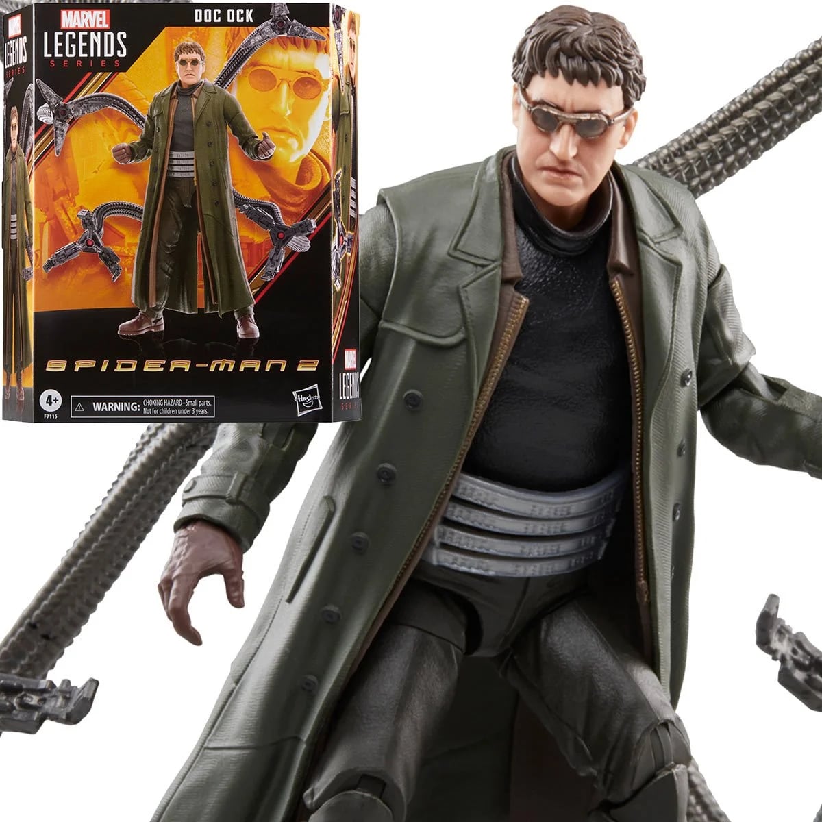Hasbro Marvel Legends Series Doc Ock 6" Action Figure - Toys - New - CaveGamers - Image 3