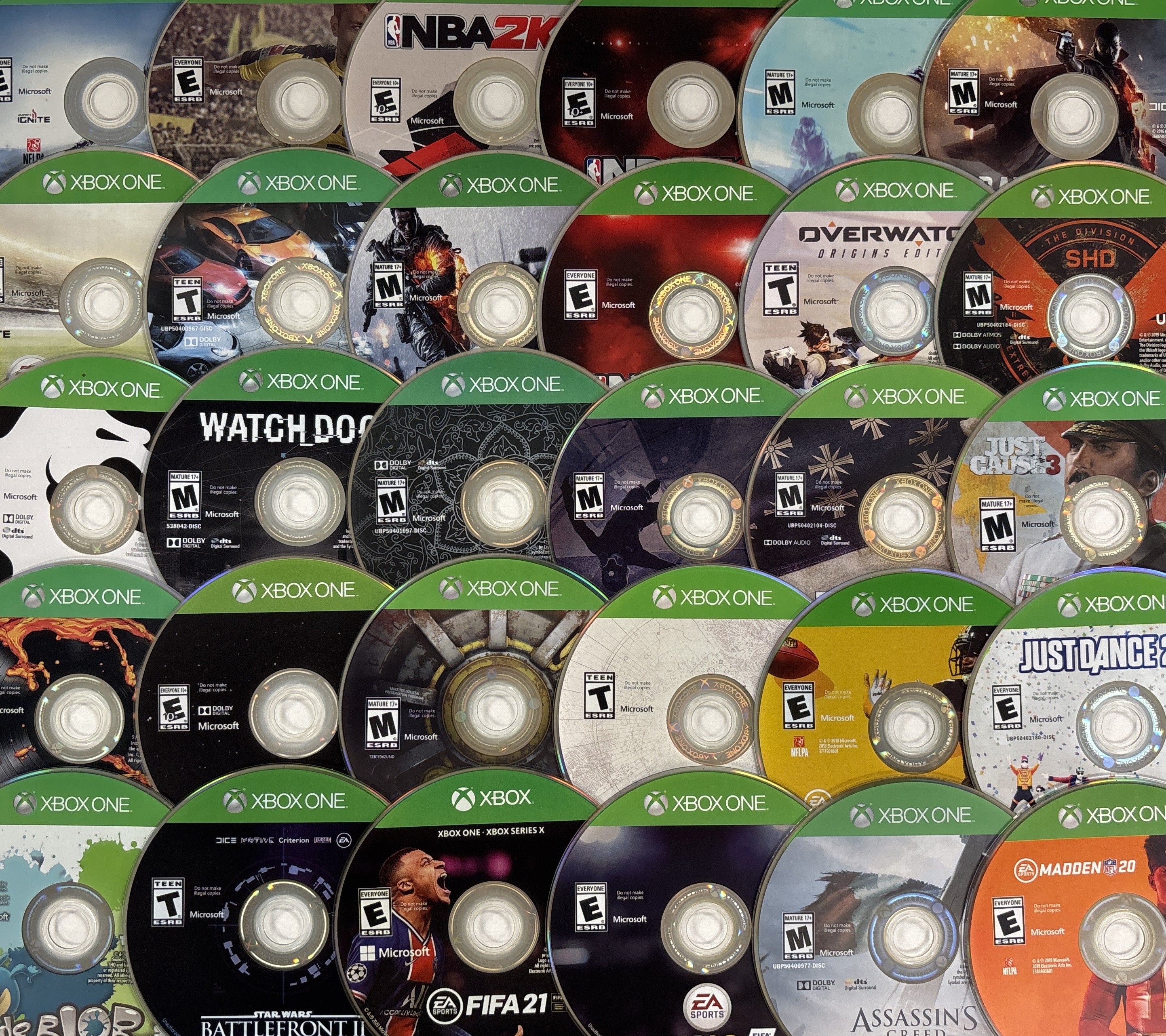 Mystery Mixed Lot of 15 Xbox One Games