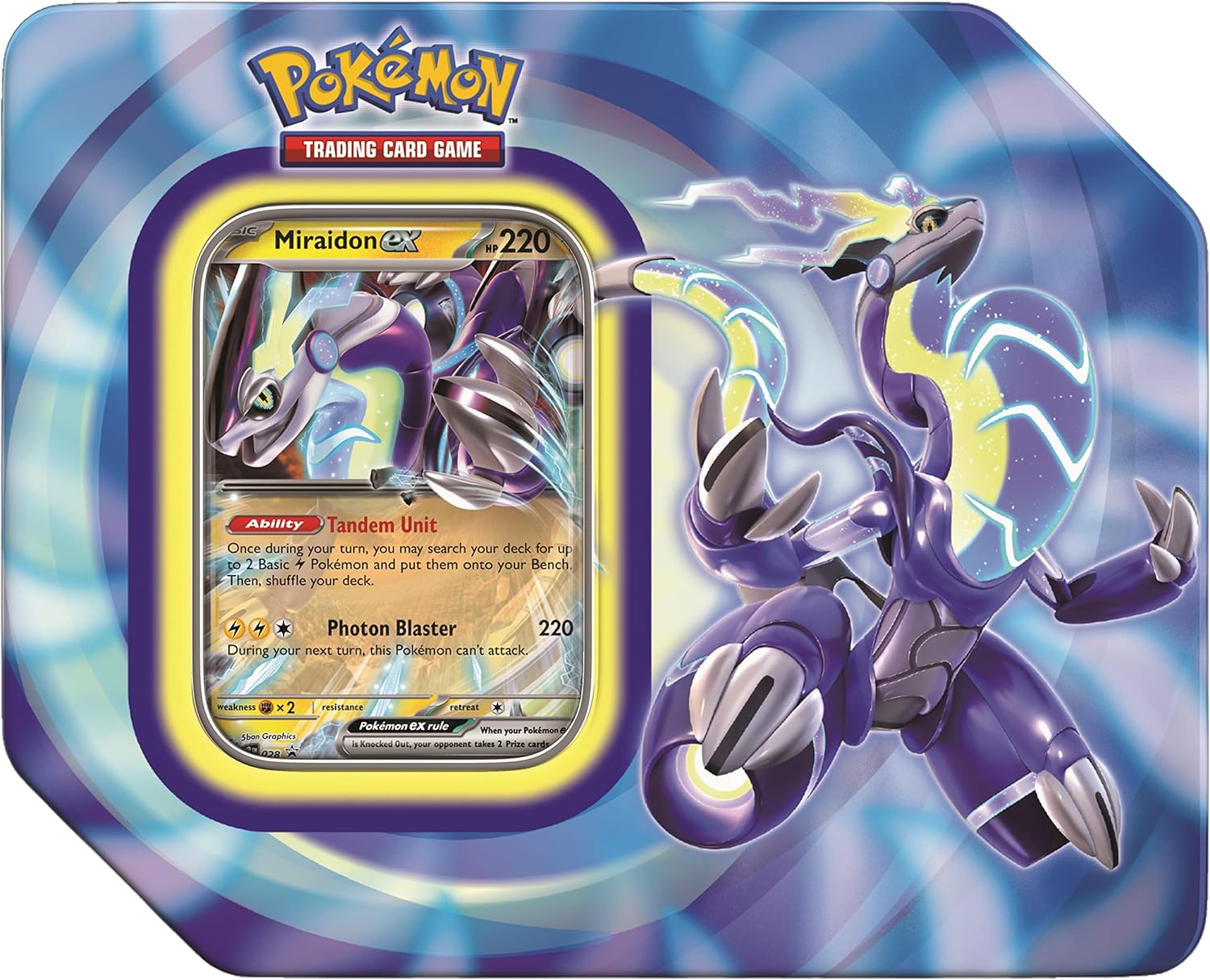 Pokemon TCG: Paldea Legends Tin - Miraidon