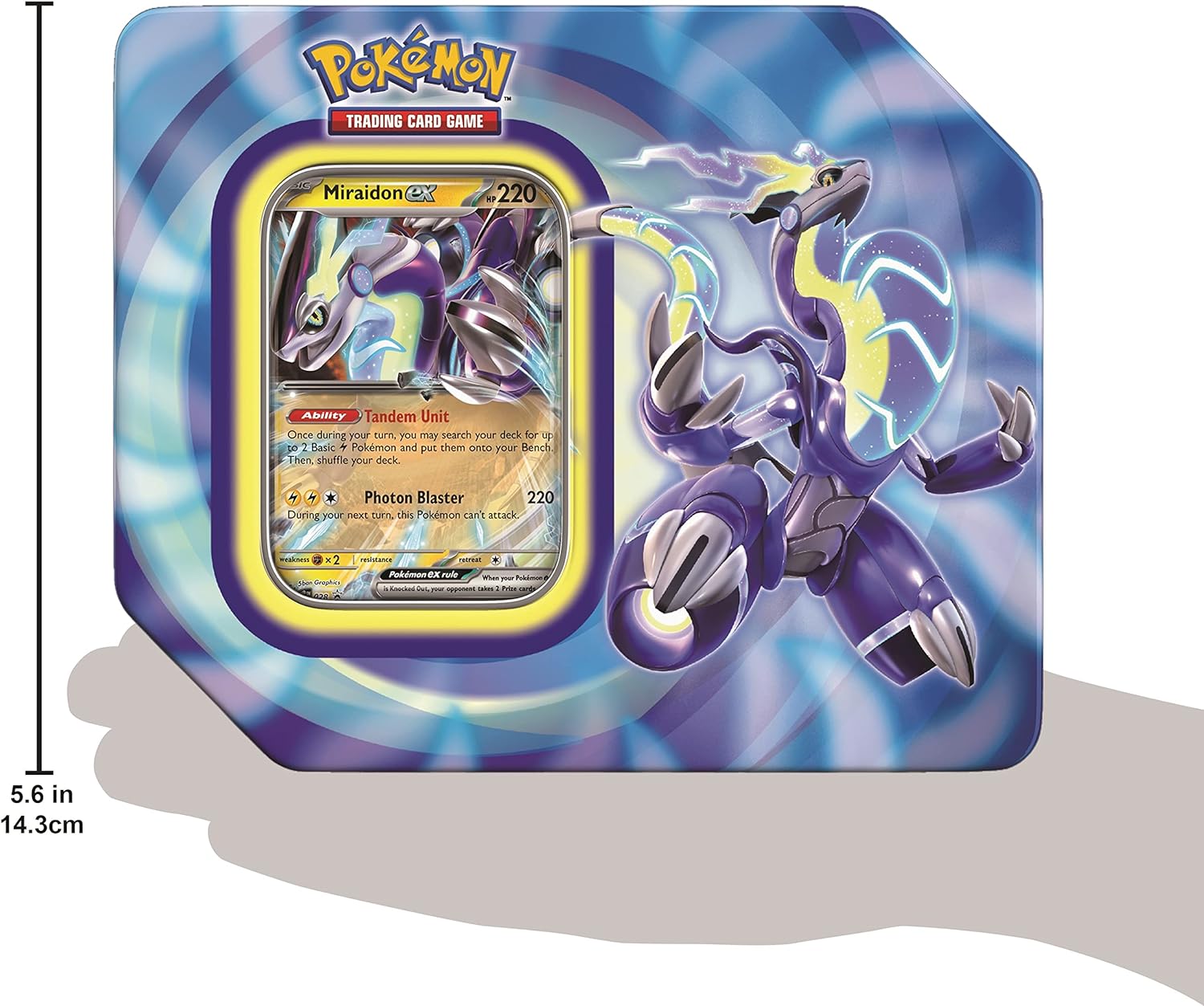 Pokemon TCG: Paldea Legends Tin - Miraidon