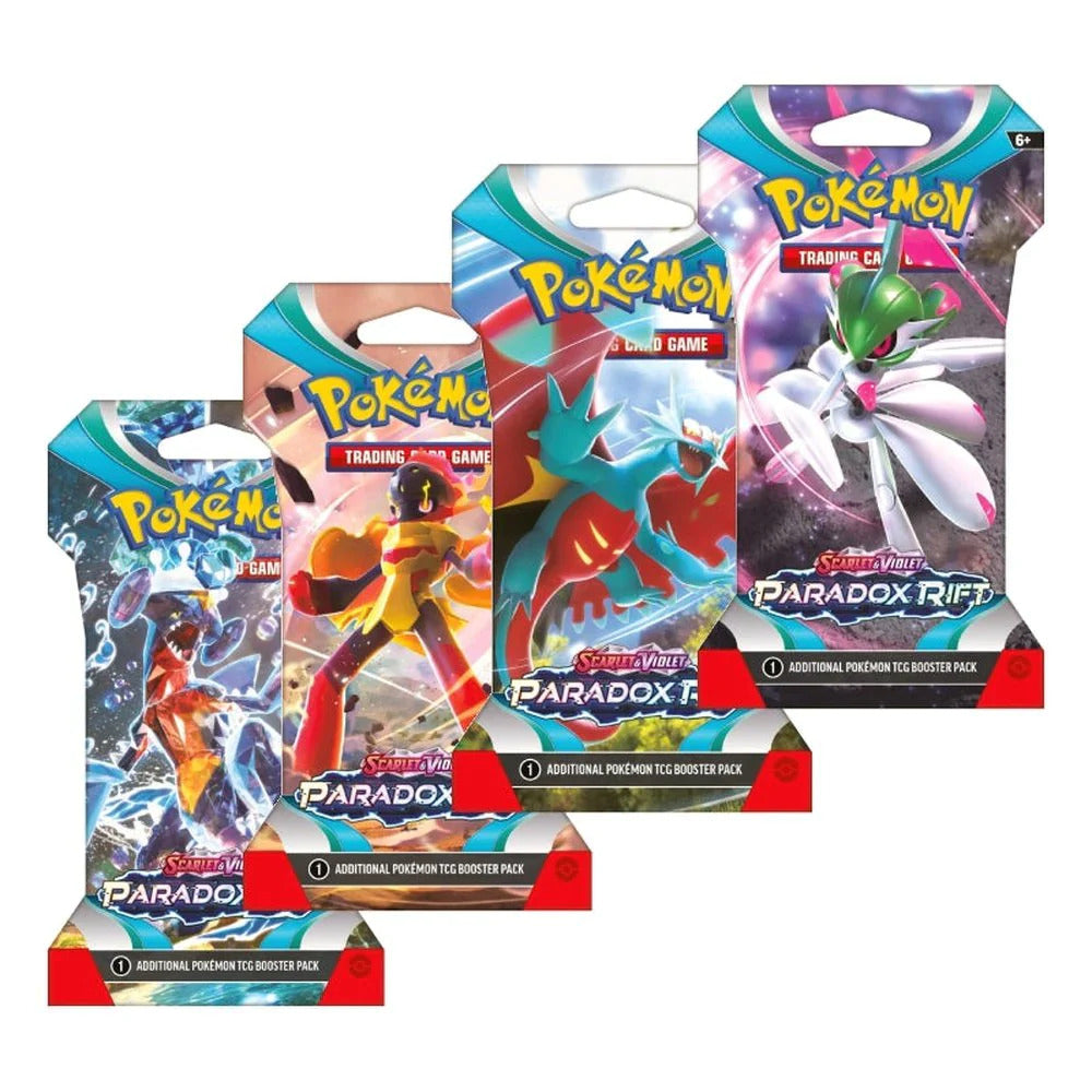 Pokemon TCG: Scarlet & Violet Paradox Rift Sleeved Booster Pack (10 Cards) - Trading Card - New - CaveGamers